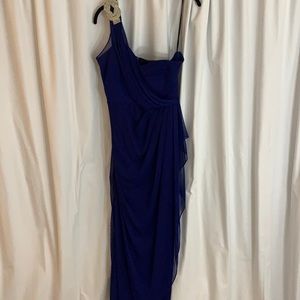 Royal blue formal dress size 14 - worn once!
